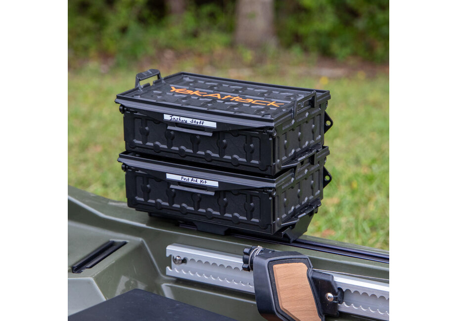 YakAttack TracPak Combo Kit, Two Boxes and Quick Release Base