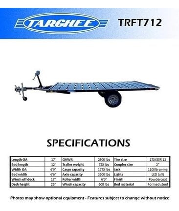 RHM Trailers Targhee Raft Trailer
