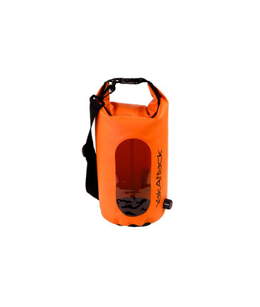Yakattack 5L Roll-Top Drybag with Air Valve, Orange