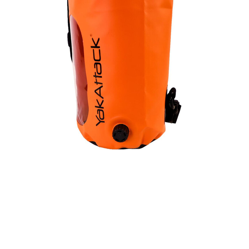 Yakattack 5L Roll-Top Drybag with Air Valve, Orange