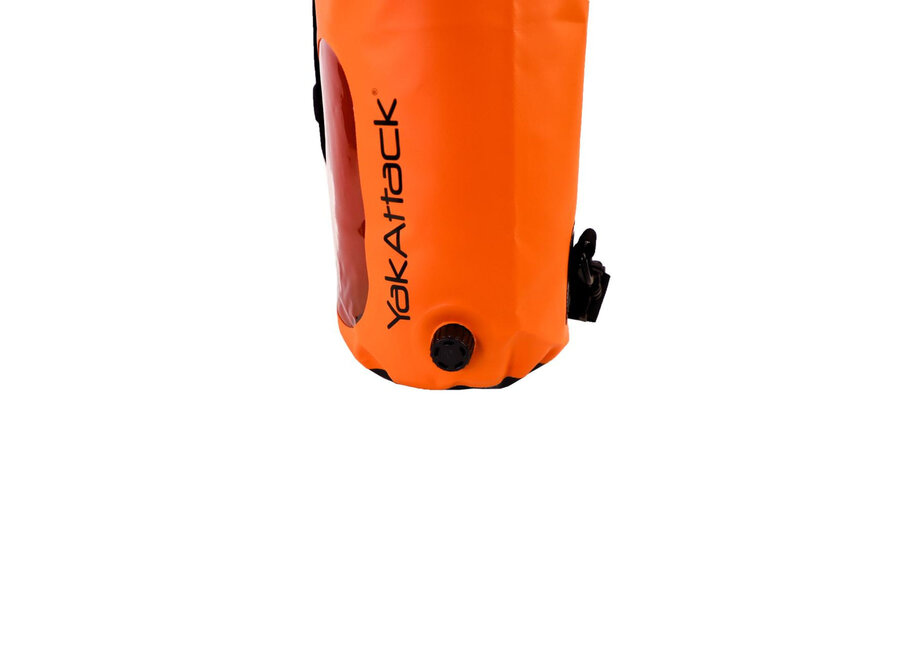 Yakattack 5L Roll-Top Drybag with Air Valve, Orange