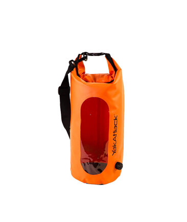 Yakattack 10L Roll-Top Drybag with Air Valve, Orange