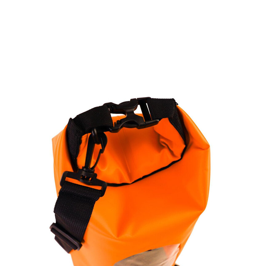 Yakattack 10L Roll-Top Drybag with Air Valve, Orange