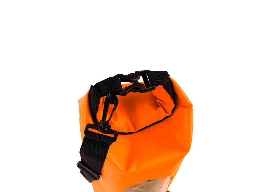 Yakattack 10L Roll-Top Drybag with Air Valve, Orange