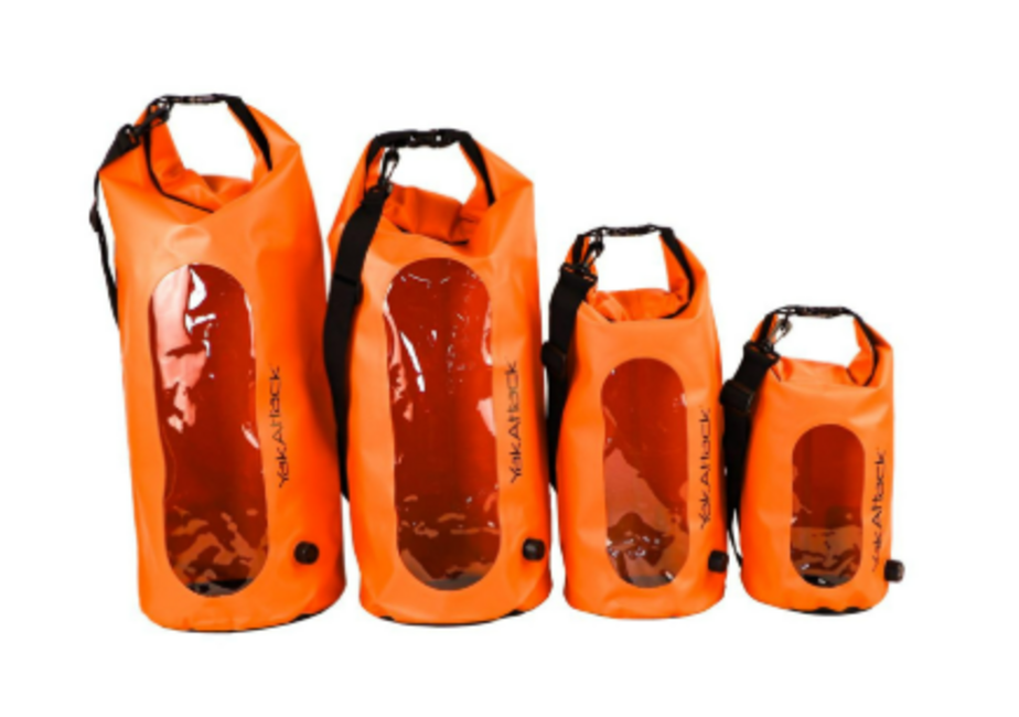 Yakattack 5L Roll-Top Drybag with Air Valve, Orange