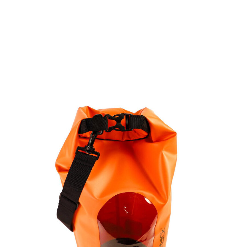 Yakattack 20L Roll-Top Drybag with Air Valve, Orange