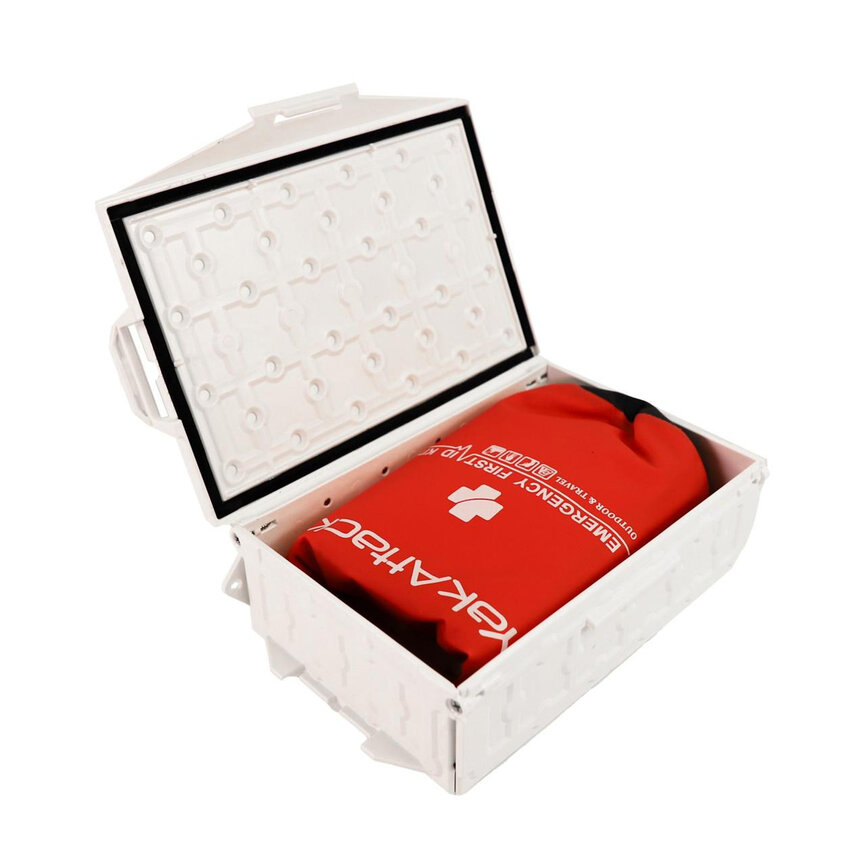 YakAttack Reel Essentials First Aid Kit with Dry Bag TracPak and Quick Release Base