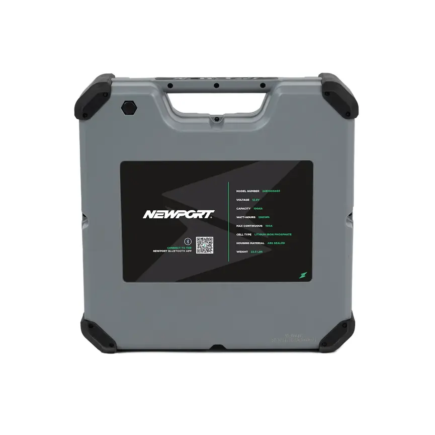 Newport 12V 100Ah LoPRO Lithium LifePO4 Battery