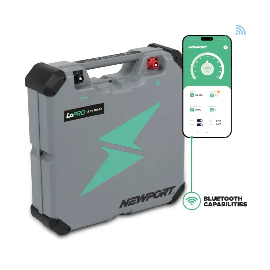 Newport 12V 100Ah LoPRO Lithium LifePO4 Battery