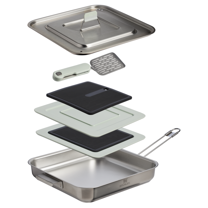 Stanley The Wildfare Pro Square Pan Cookset 5-piece set | 2 QT