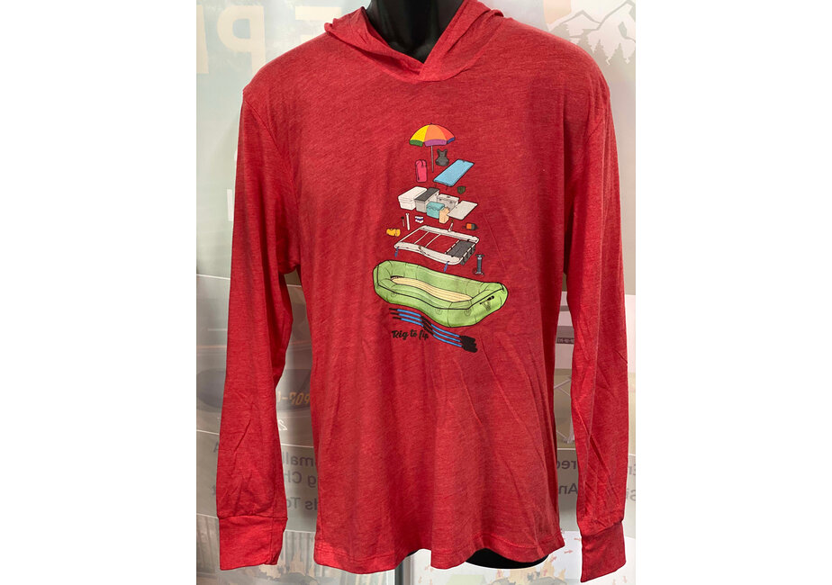 UWG MC Rig To Flip Triblend Hooded Shirt - Closeout*