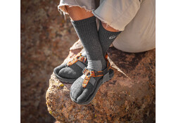 Bedrock Crew Performance Split-Toe Socks (Granite)