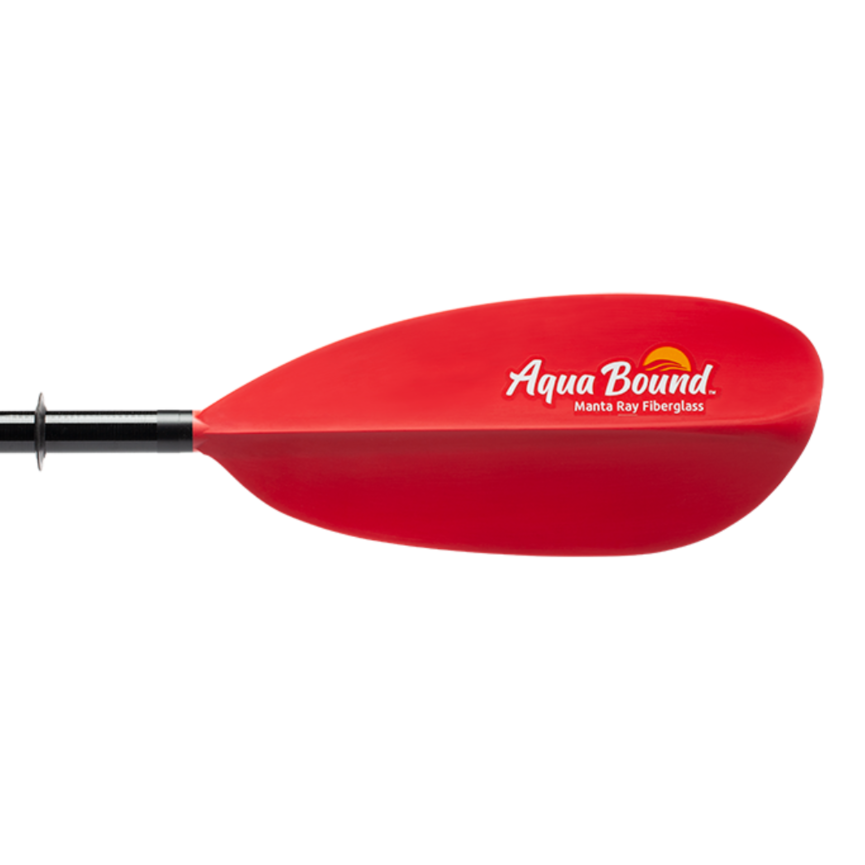 Aqua Bound MantaRay Fiberglass 2-Piece Snap-Button Kayak Paddle