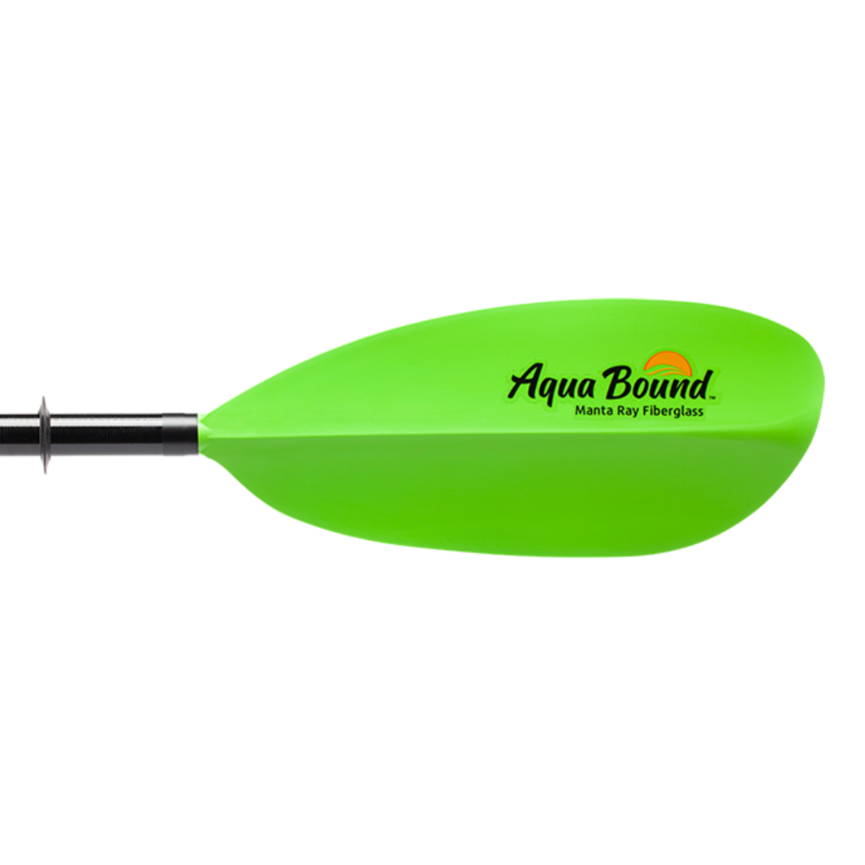 Aqua Bound MantaRay Fiberglass 2-Piece Snap-Button Kayak Paddle