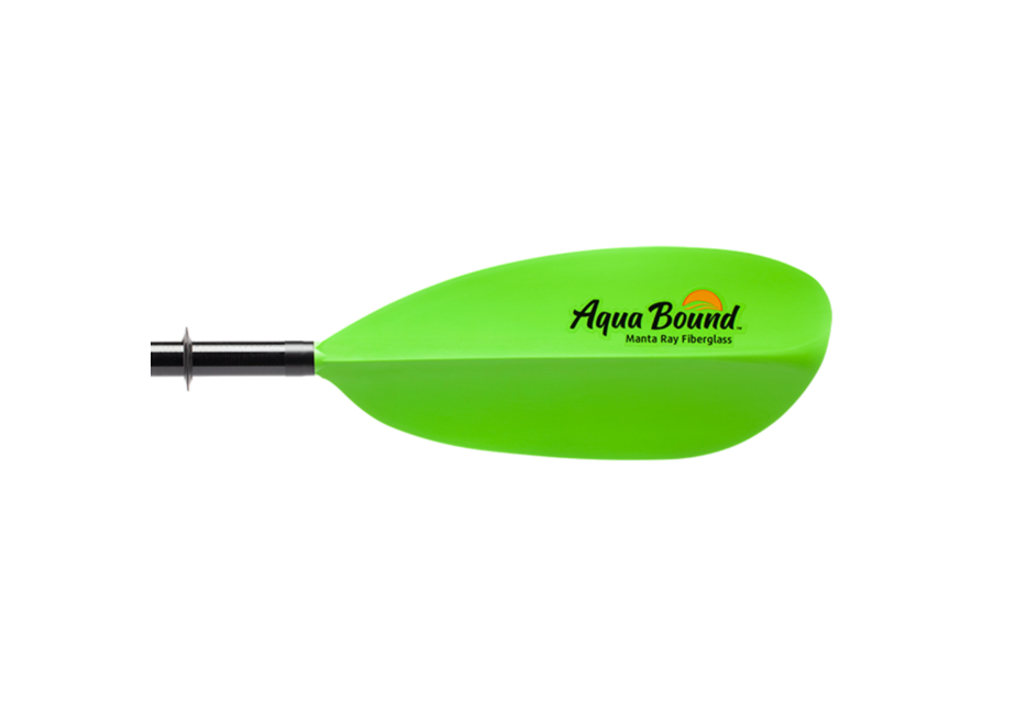 Aqua Bound MantaRay Fiberglass 2-Piece Snap-Button Kayak Paddle