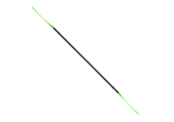 Aqua Bound MantaRay Fiberglass 2-Piece Snap-Button Kayak Paddle