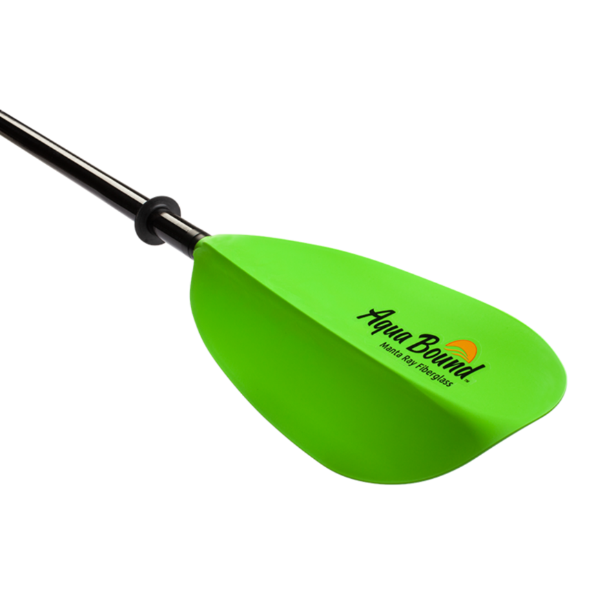 Aqua Bound MantaRay Fiberglass 2-Piece Snap-Button Kayak Paddle