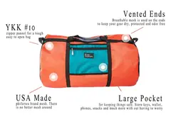 Large Mesh Gear Duffel