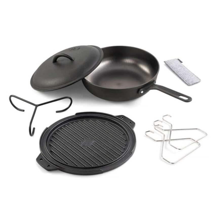 GSI Guidecast 10" Cast Iron Cookset