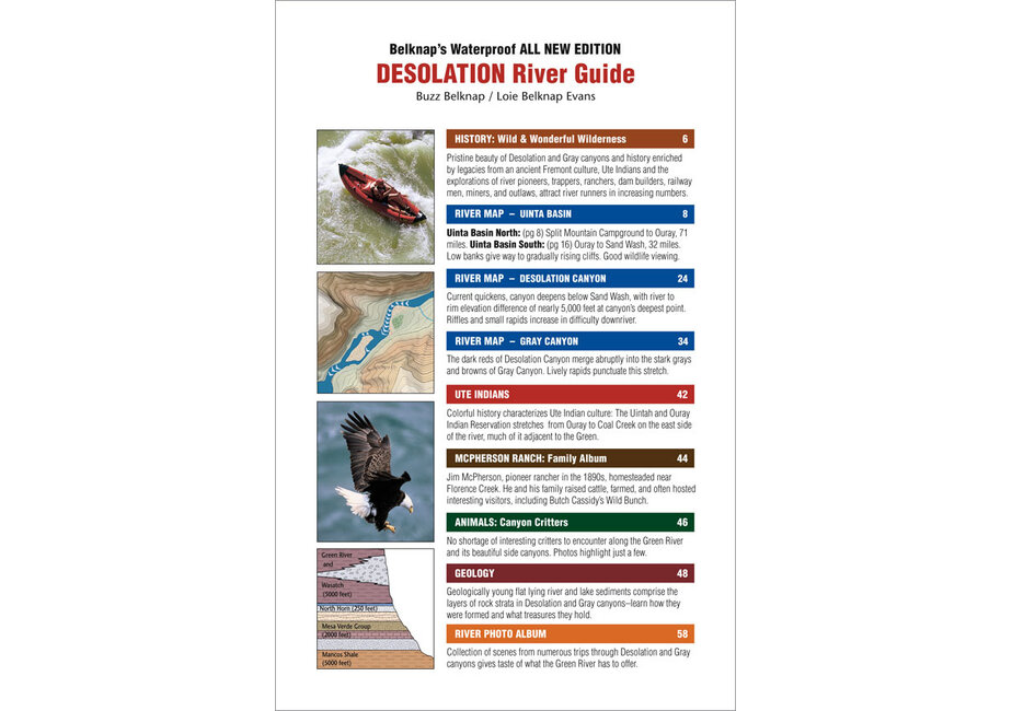 Belknap's Waterproof Desolation River Guide