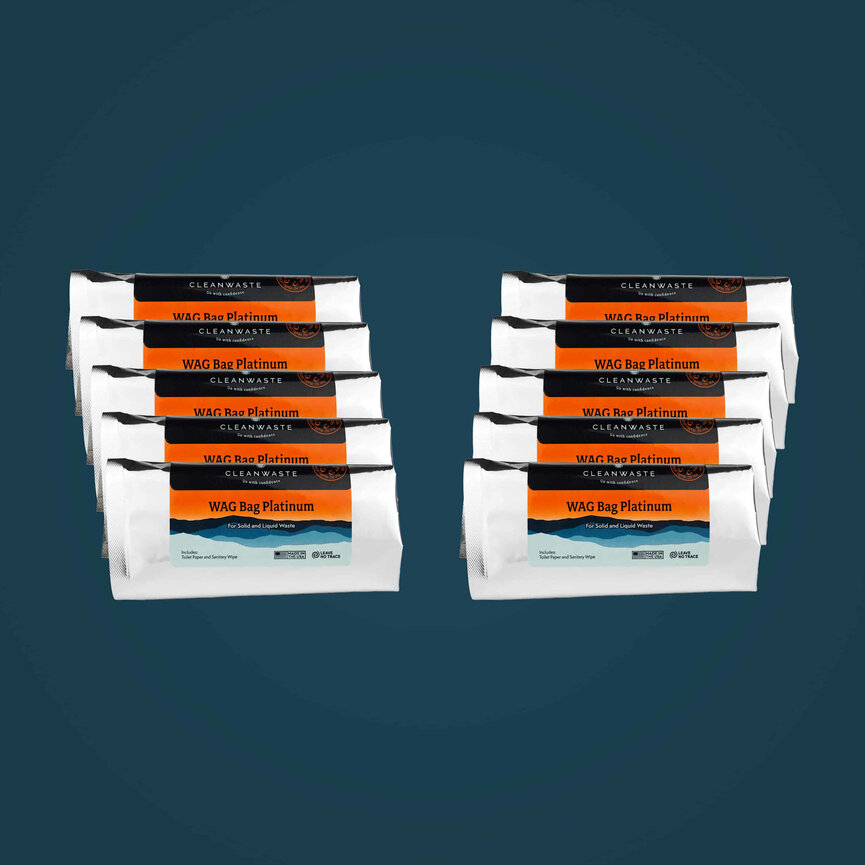 Cleanwaste WAG Bags Platinnum