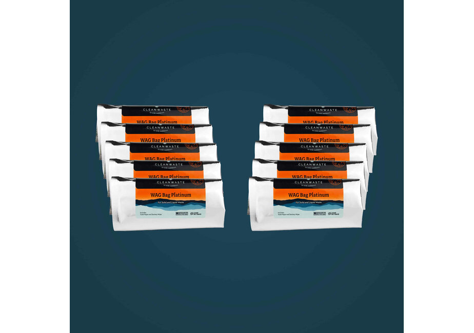 Cleanwaste WAG Bags Platinnum