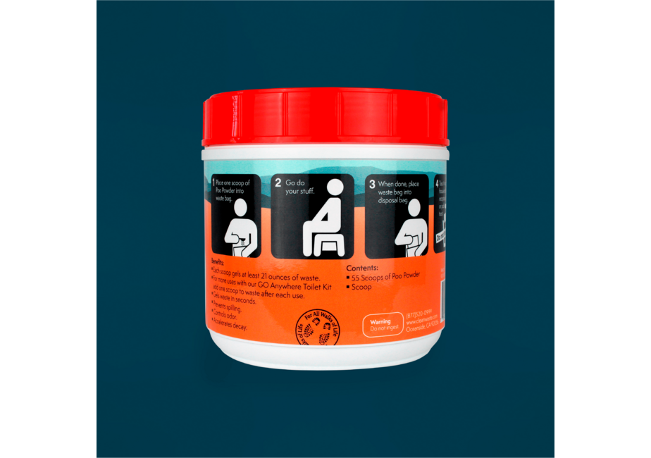Cleanwaste Poo Powder Waste Treatment