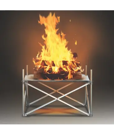 Fireside Outdoor Pop-Up Fire Pit 24" Ultra Lite