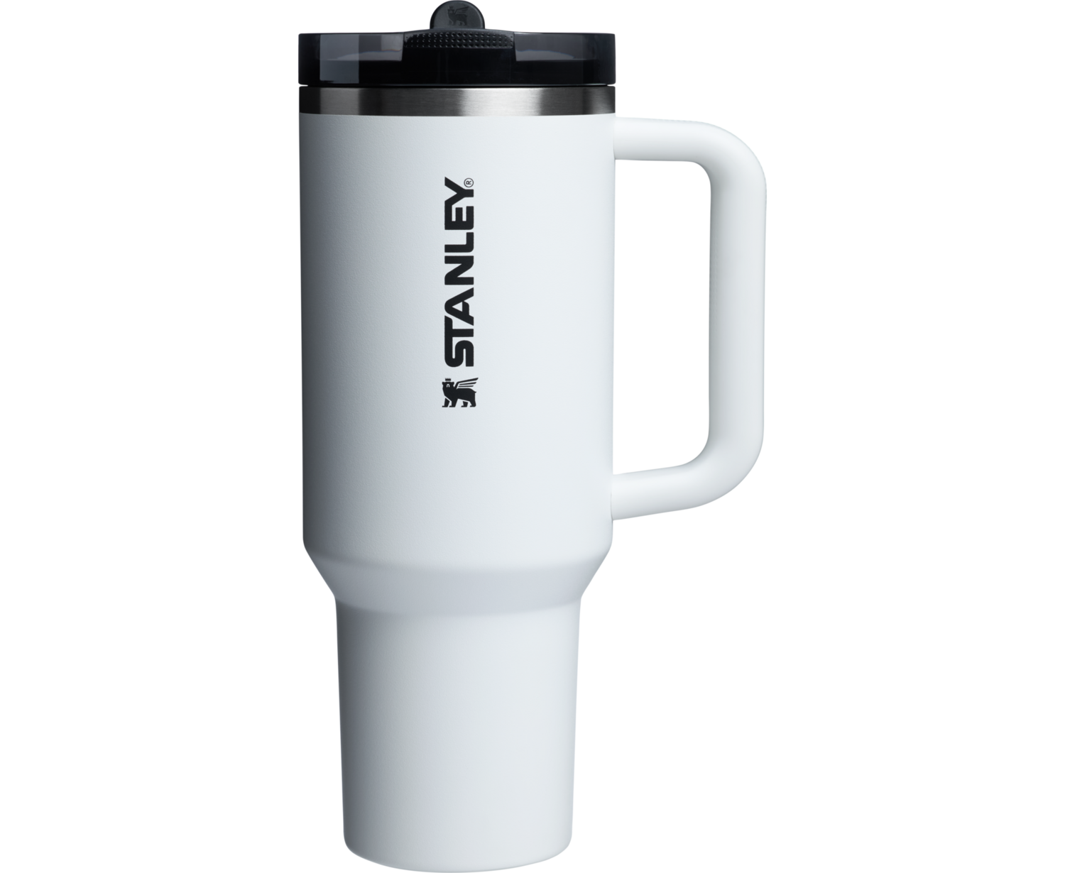 Stanley 40oz Quencher Tumbler – Black – H2.0 FlowState – Straw & Lid – New Sealed
