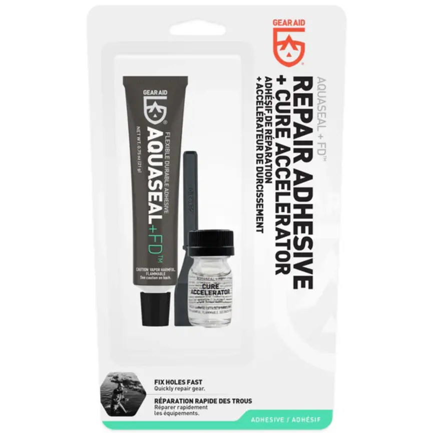 Aquaseal+FD Repair Adhesive + Cure Accelerator