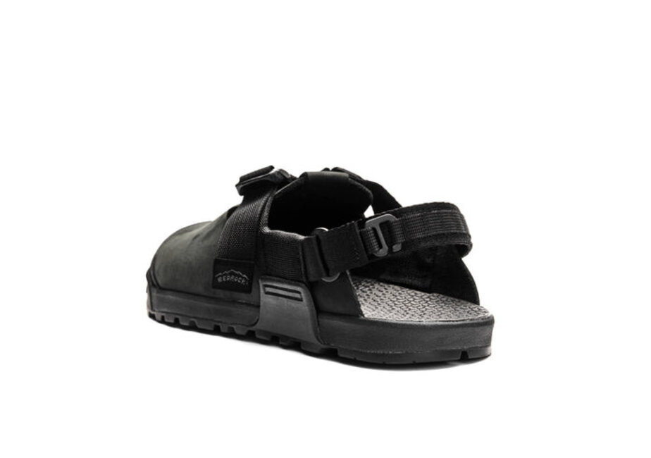 Mountain Clog - Nubuck Leather (Obsidian Dark Gray)