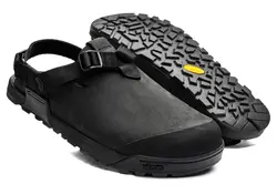 Mountain Clog - Nubuck Leather (Obsidian Dark Gray)