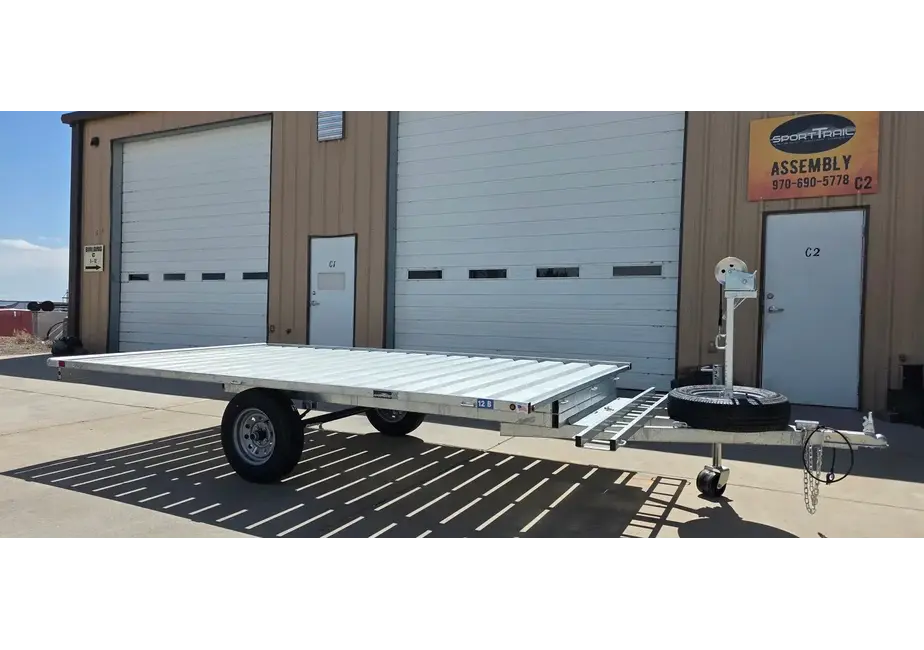 Sport Trail Raft Trailer 12x7 With Bike Rail