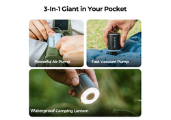 TINY PUMP 2X -Ultimate 3-in-1 Outdoor Pump with Camping Lamp
