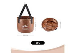 FLEX BUCKET - Foldable Waterproof Round Camping Bucket