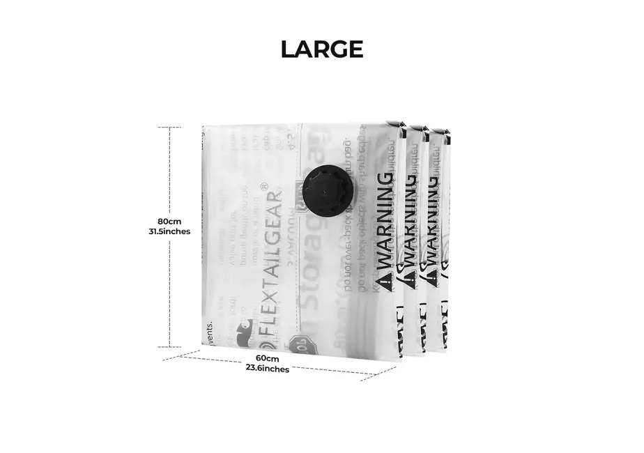 Vacuum Storage Bags (without pump)