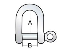 Harken 6mm "D" Shackle