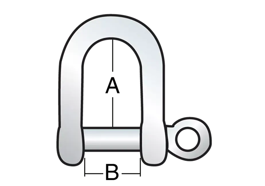 Harken 6mm "D" Shackle