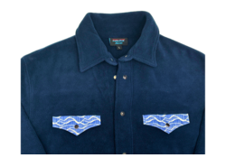 Men's/Relaxed Fit Wave Fleece Pearl Snap Shirt