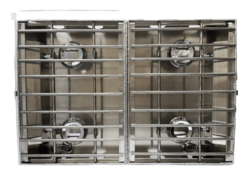 4 Burner 18" w/ Break-apart Hinge