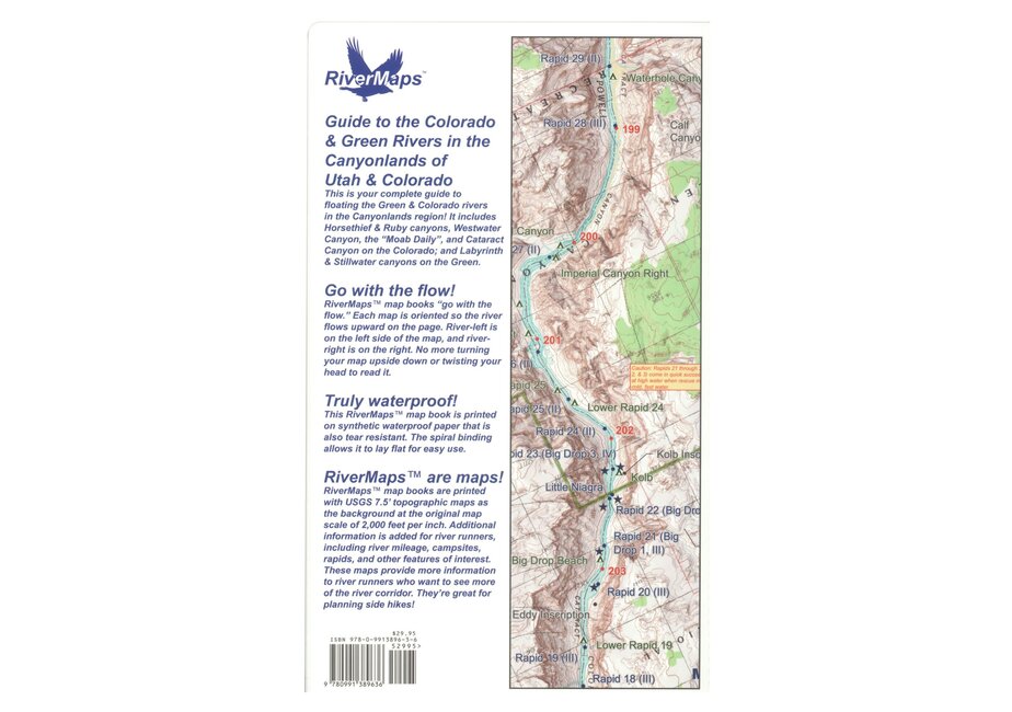 Colorado & Green Rivers in the Canyonlands 2nd Edition Guide Book Closeout*