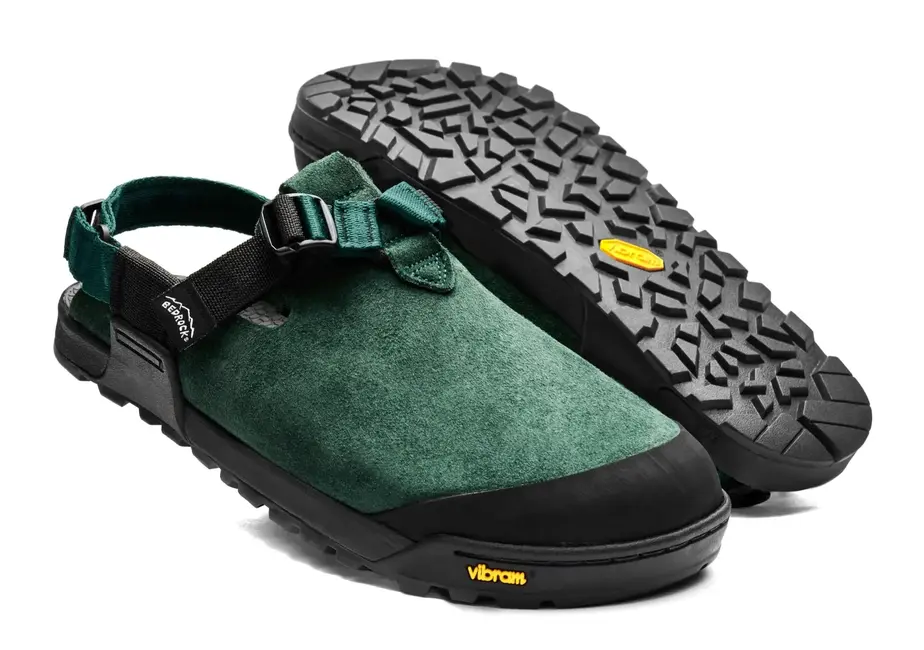 Mountain Clog - Leather Suede (Cascade Green)