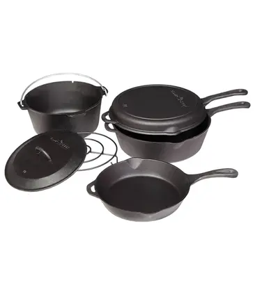 Camp Chef 6-Piece Cast Iron Set