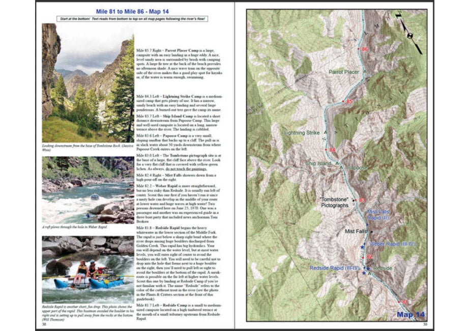 Middle Fork & Main Salmon River 5th Edition Guide Book