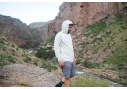 UPF 50 Hooded Sun Shirt Mens