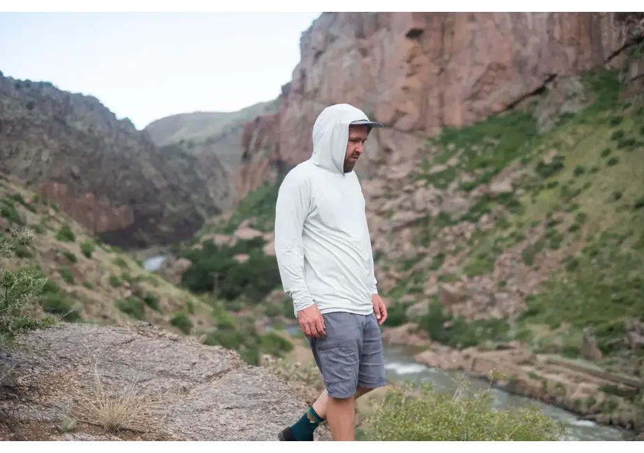 UPF 50 Hooded Sun Shirt Mens