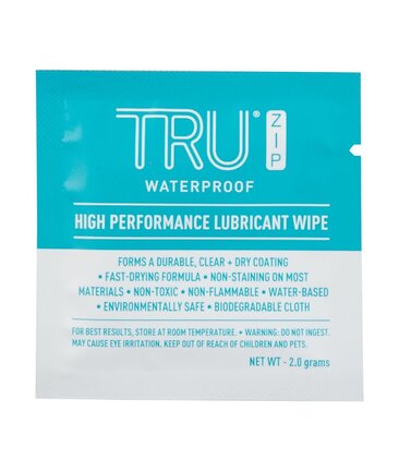 TRU Zip Lubricant Wipes
