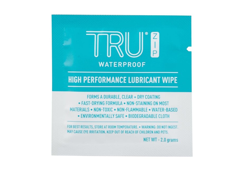 Zip Lubricant Wipes