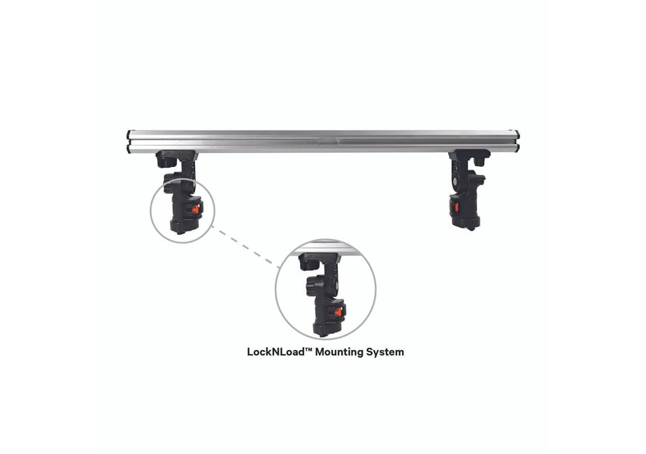 Command Center CrossBar, with Track Mounted LockNLoad™ Mounting System