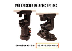 Command Center CrossBar, with Zero Play LockNLoad™ Track Mount Adapter